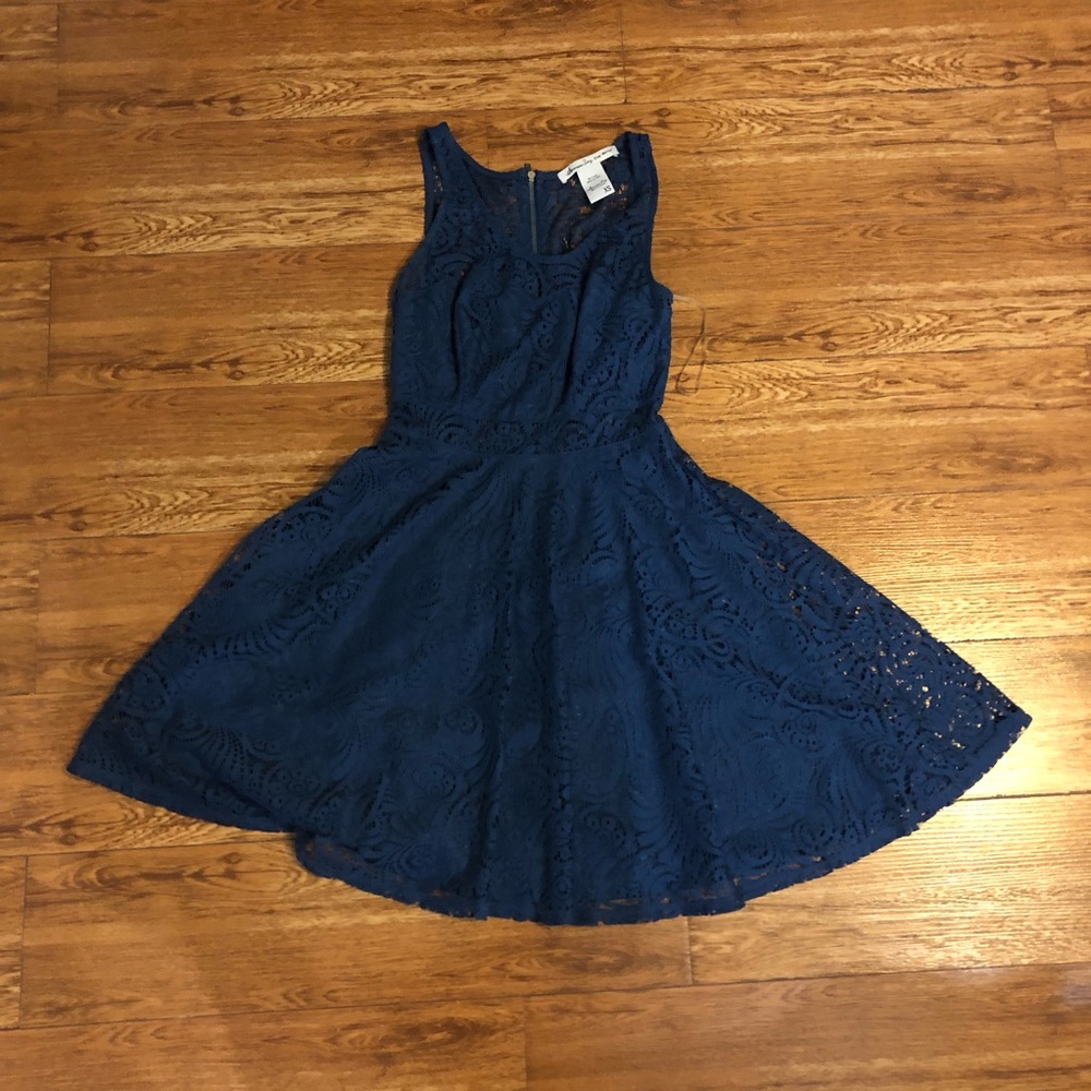 Navy Blue Flare dress
